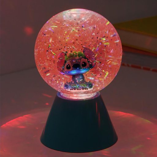 Disney Stitch LED Csillámos Gömb (magasság: 17 cm)