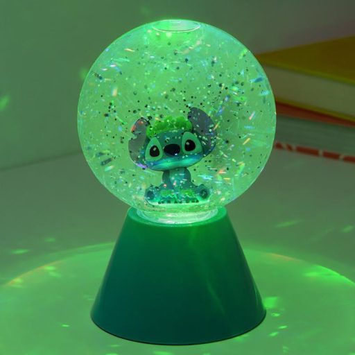 Disney Stitch LED Csillámos Gömb (magasság: 17 cm)