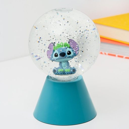Disney Stitch LED Csillámos Gömb (magasság: 17 cm)