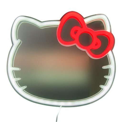 Hello Kitty Falra Szerelhető LED Neon Tükör