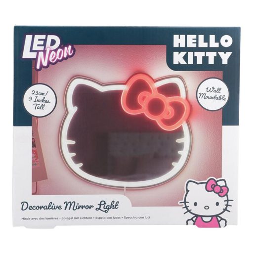 Hello Kitty Falra Szerelhető LED Neon Tükör