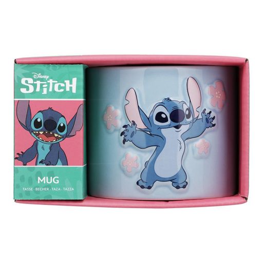 Disney dombornyomott bögre Stitch