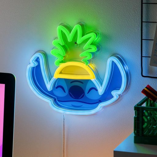 Disney Stitch fali LED Neon Lámpa