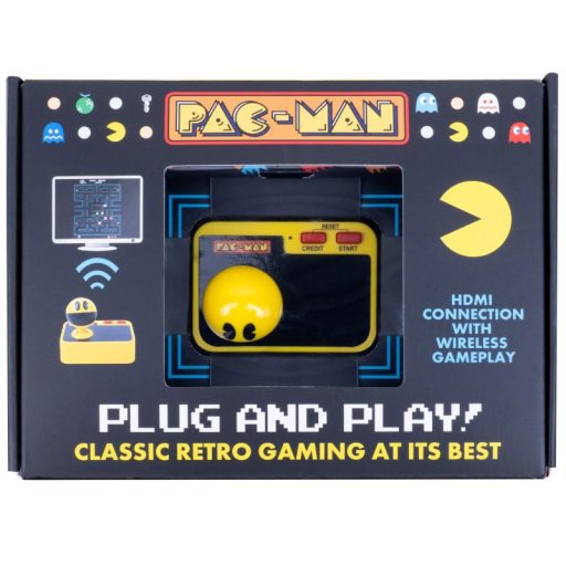 Pac-man retro játék konzol vezeték nélküli vezérlővel (plug & play)