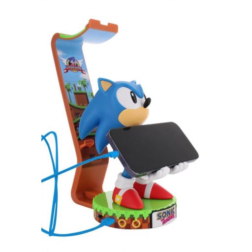 Sonic a sündisznó deluxe kiadás telefon- és kontroller tartó + fejhallgató állvány