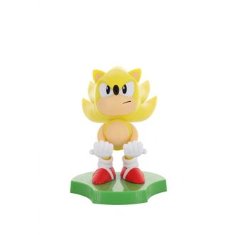   Sonic the hedgehog Super Sonic fülhallgató Earbud tartó 11 cm