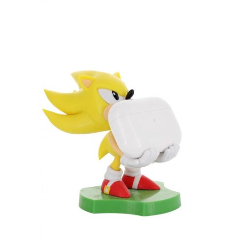 Sonic the hedgehog Super Sonic fülhallgató Earbud tartó 11 cm