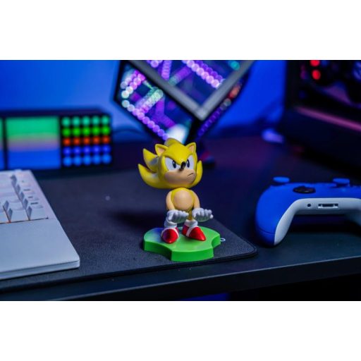 Sonic the hedgehog Super Sonic fülhallgató Earbud tartó 11 cm