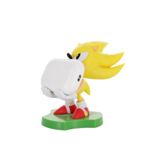 Sonic the hedgehog Super Sonic fülhallgató Earbud tartó 11 cm