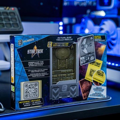 Star Trek - Digiplate Kezdőcsomag: telefonállvány és fémlemezek szett (3 db)