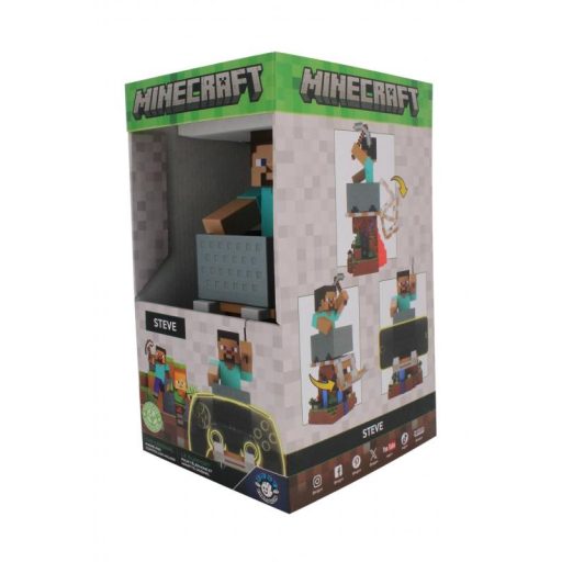 Minecraft - Steve telefon és kontroller tartó