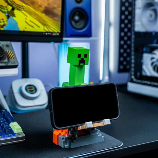 Minecraft - Creeper telefon és kontroller tartó
