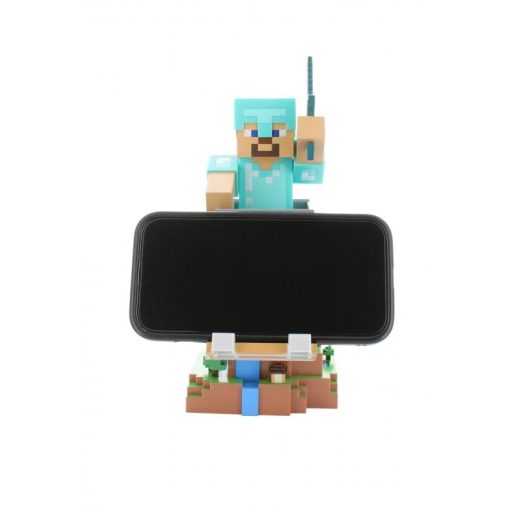 Minecraft - Steve in Diamond Armour telefon- és kontroller tartó