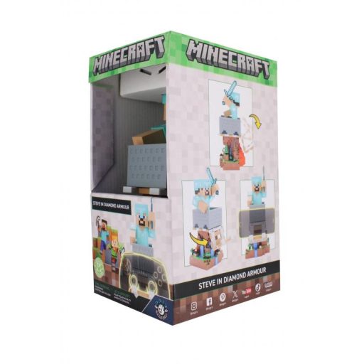 Minecraft - Steve in Diamond Armour telefon- és kontroller tartó