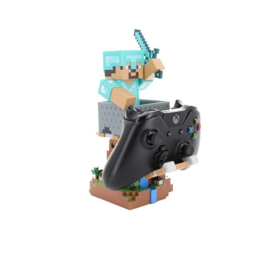 Minecraft - Steve in Diamond Armour telefon- és kontroller tartó