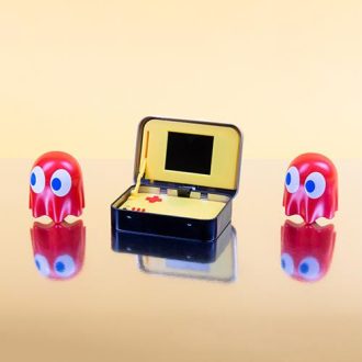 PAC-MAN Arcade zsebkonzol fém dobozban