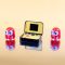 PAC-MAN Arcade zsebkonzol fém dobozban