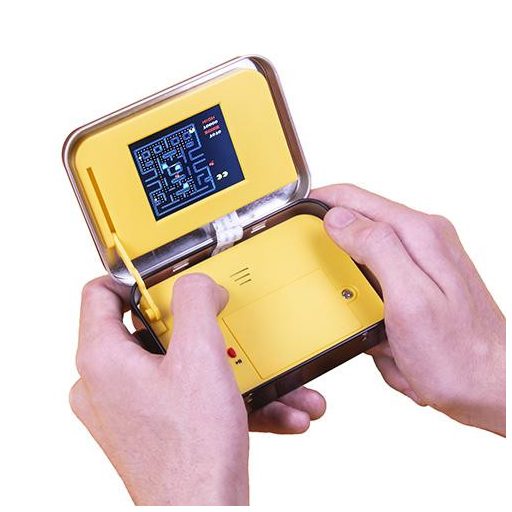 PAC-MAN Arcade zsebkonzol fém dobozban