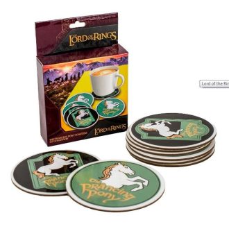   A Gyűrűk Ura Lord of the Rings: Táncoló póni poháralátétek 6 db