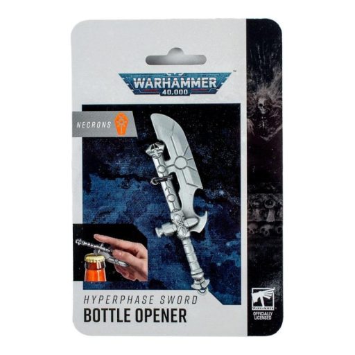  Warhammer 40,000 Necron palacknyitó sörbontó - hiperfázisú kard