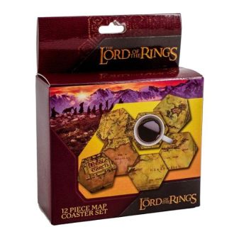   Lord of the Rings: Középfölde térkép poháralátétek 12 db