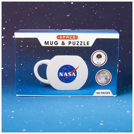 NASA Ihletésű Bögre és Puzzle (100 elem)