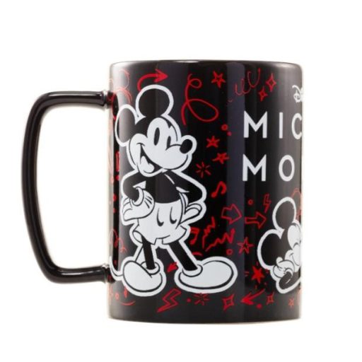 DISNEY Mickey Mouse bögre levehető plüss borítással