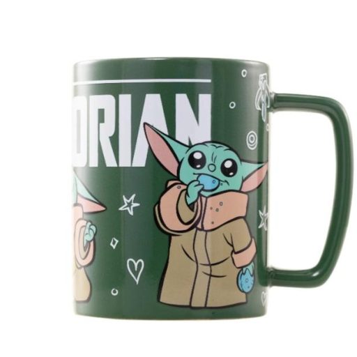 STAR WARS baby Yoda bögre levehető plüss borítássa