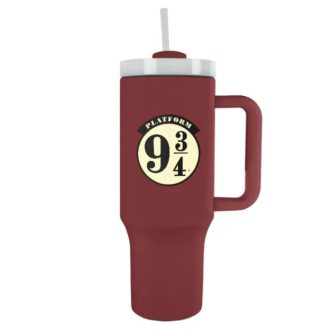   Harry Potter 9 és 3/4 vágány utazó bögre szívószállal 1180 ml