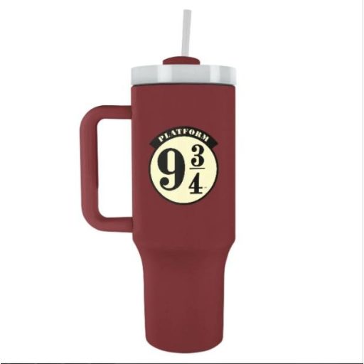 Harry Potter 9 és 3/4 vágány utazó bögre szívószállal 1180 ml