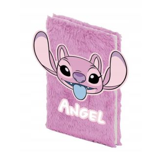   DISNEY Lilo és Stitch Angel plüss borítású jegyzetfüzet