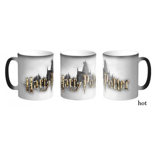 Harry Potter hőre változó bögre - Roxfort