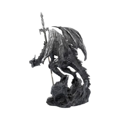 Fekete Sárkány Miecz Figura (magasság: 22,5 cm)