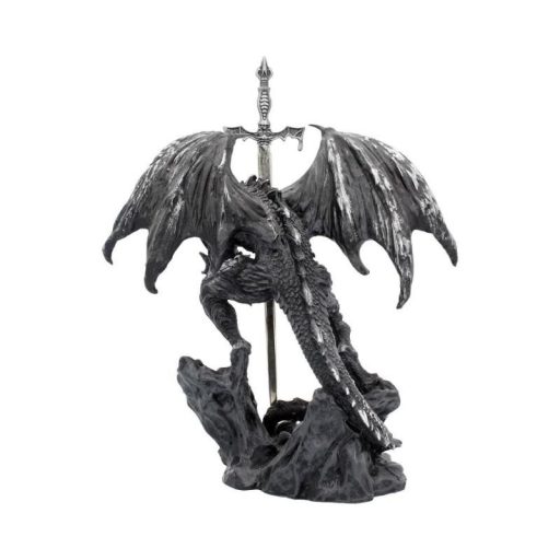 Fekete Sárkány Miecz Figura (magasság: 22,5 cm)