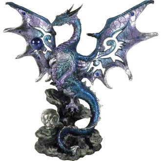 Kék Sárkány Védelmező Figurka (magasság: 20,5 cm)