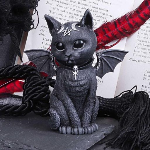 Cult Cuties Szárnyas Okult Macska Malpuss - 10 cm