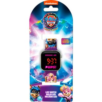 Paw Patrol LED óra - Mighty Movie - Sky
