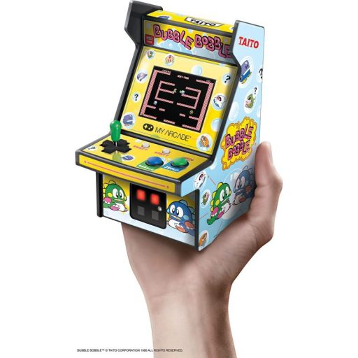 Micro Player Bubble Bobble retró mini játékkonzol