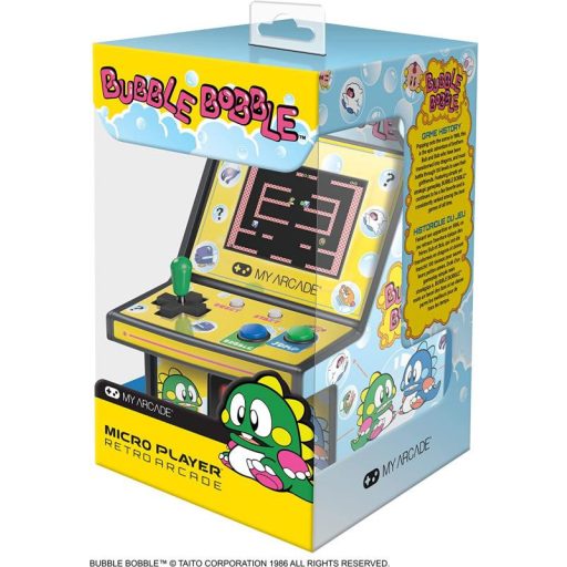 Micro Player Bubble Bobble retró mini játékkonzol