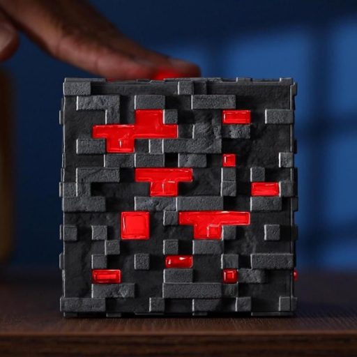 MINECRAFT Vörös kő érc - Világító kocka Lámpa 